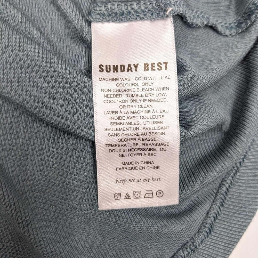 Sunday Best Freshman women's sage turtleneck size M - Picture 6 of 11